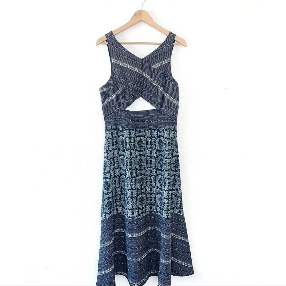 Free People Block Print Maxi Dress